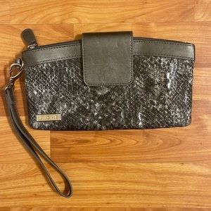Miche Faux Snake Skin Wristlet